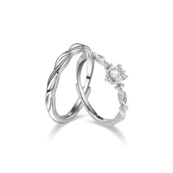 WANLIACC S999 Fine Silver Rings Unisex
