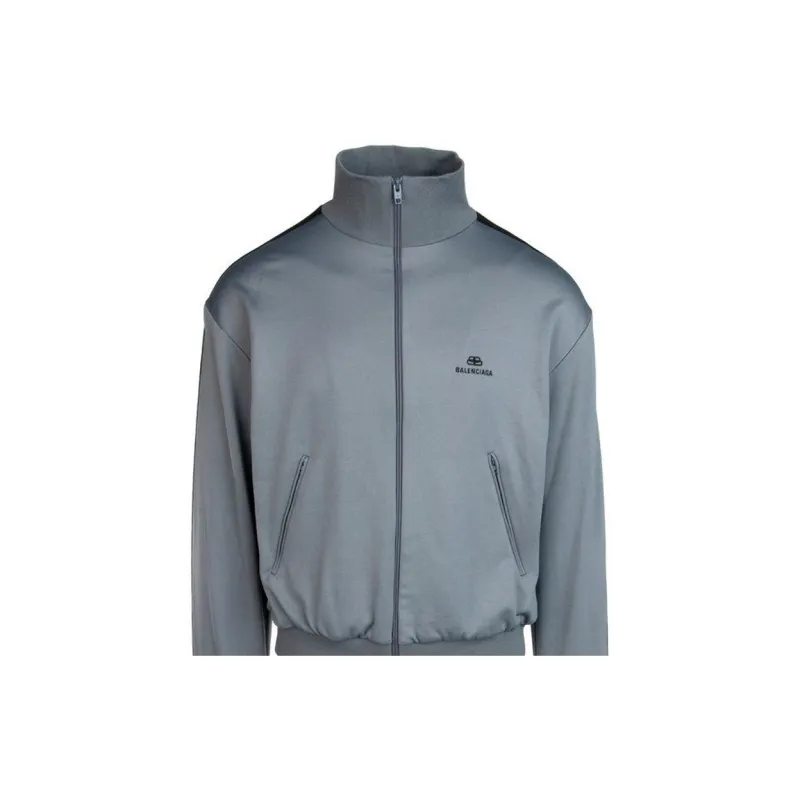 Balenciaga Jackets Men Gray-5