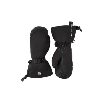 HESTRA Goatskin Polyester Polyester Nylon Sports Gloves Unisex Black