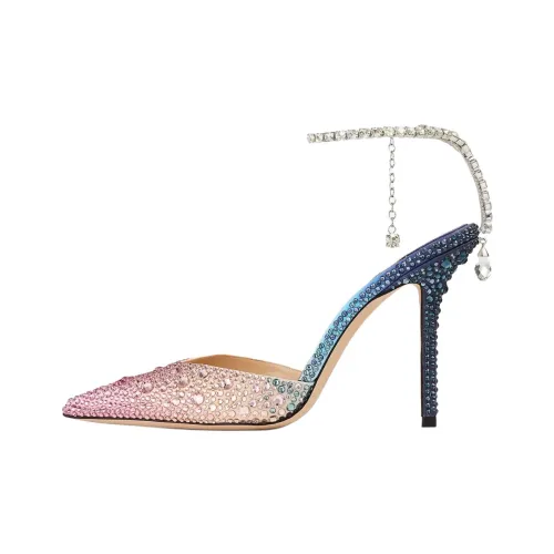 Jimmy Choo Saeda Slim Heel High Heels 10cm Women's Pink