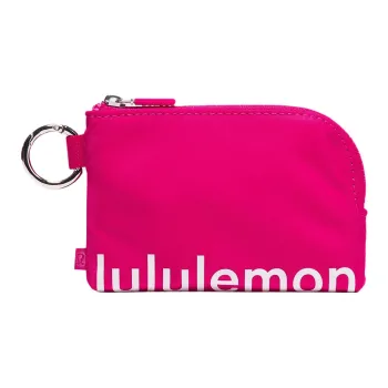 Lululemon Nylon Card Holder Women's Passionate Red & White