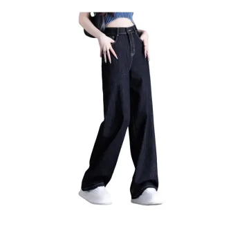 You Cow Me Pants Jeans Women's Black Blue
