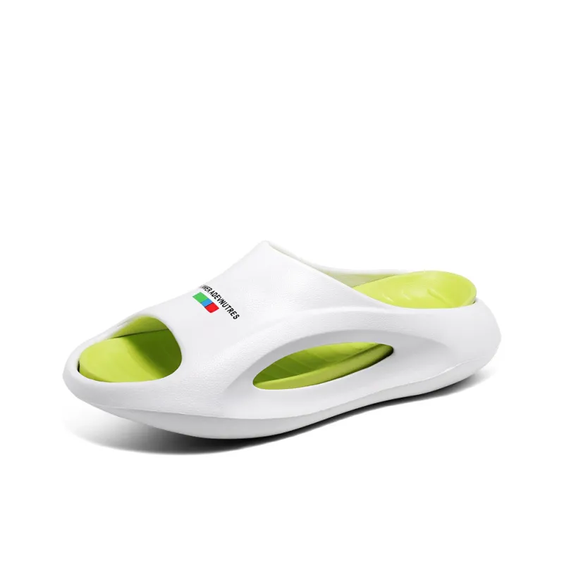 CARTELO Slide Slippers Unisex White Blue/White Green/Beige Brown-6