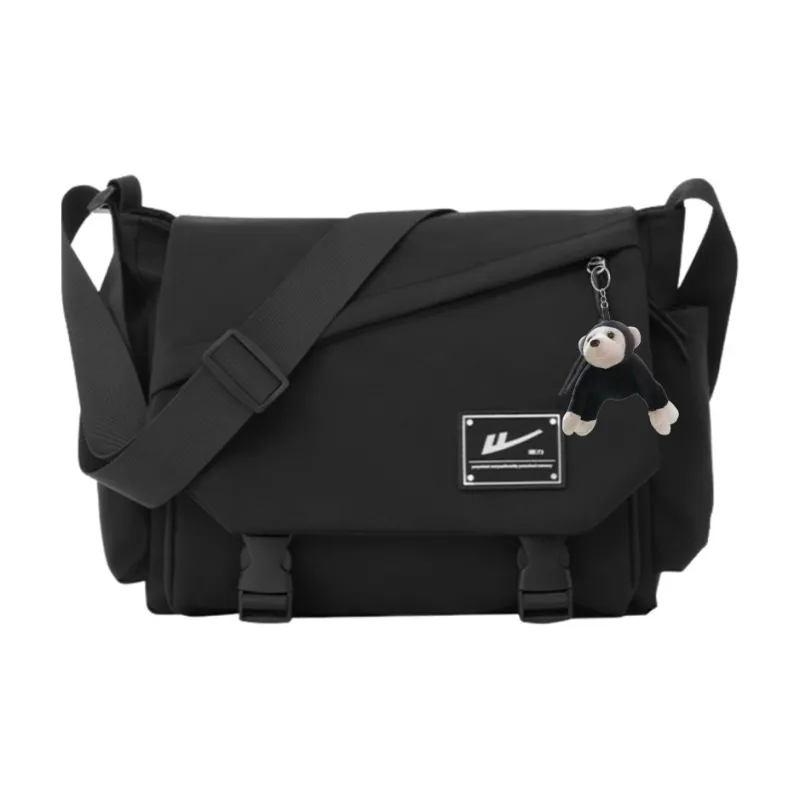 Warrior Polyamide Crossbody Bag Large Size Unisex Multicolor-5