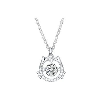 Vegetarian 925 Sterling Silver Necklaces Women's