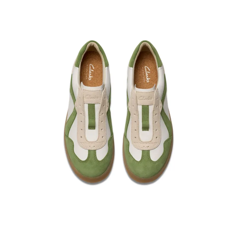 Clarks Low Top Skateboard Shoes Women's Green-2