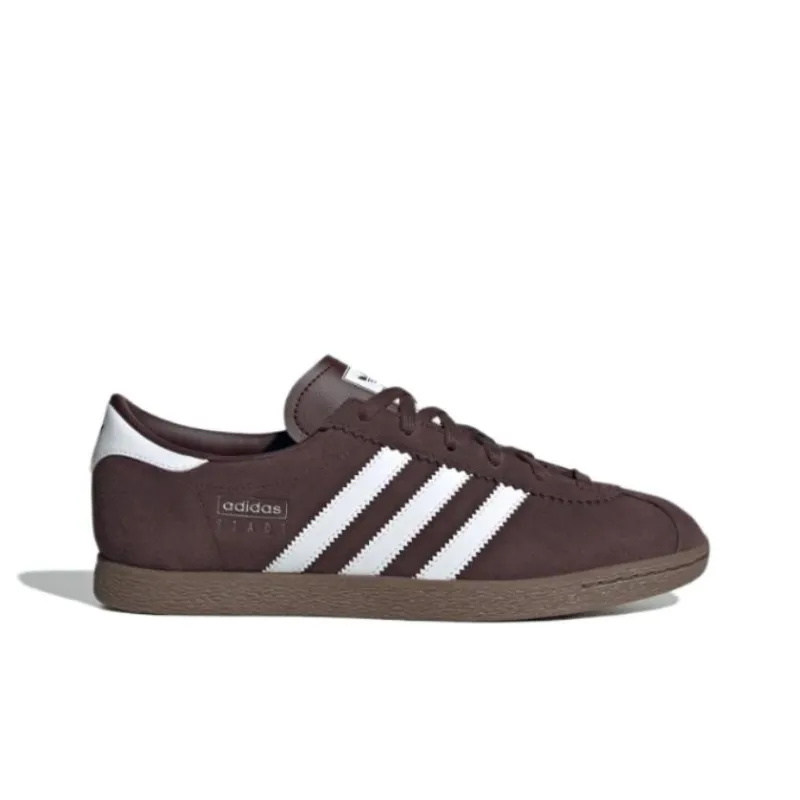 Adidas Originals City Anti Slip Wear Resistant Low Top Skateboard Shoes Unisex Brown-1