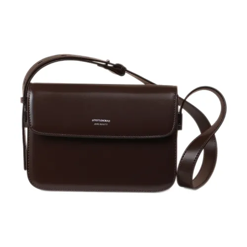 Tanita West Cow Leather Tofu Bag Shoulder Bag Small Size Women's Chocolate Brown