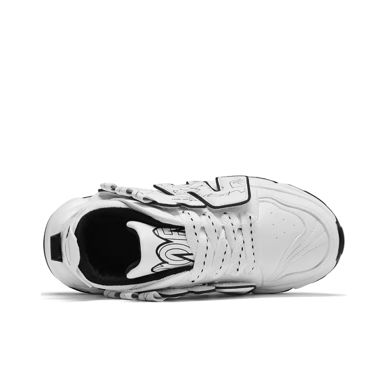 ZOIBBOE Cushioned Anti Slip Wear Resistant Lightweight Height Increasing Low Top Chunky Sneakers Unisex-16