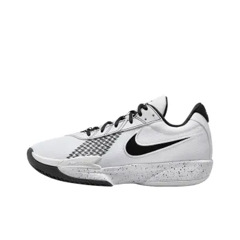 Nike Air Zoom G.T. Cut Academy Anti Slip Wear Resistant Low Top Basketball Shoes Unisex White Black