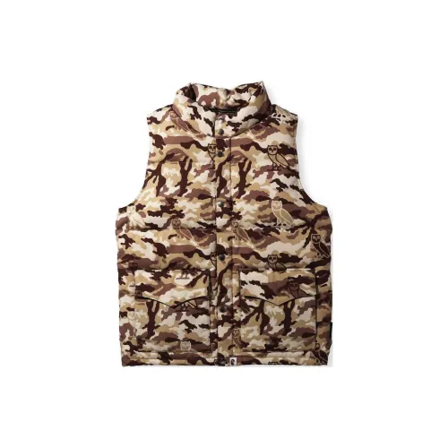 A BATHING APE X Ovo Woodland Camo Down Vest