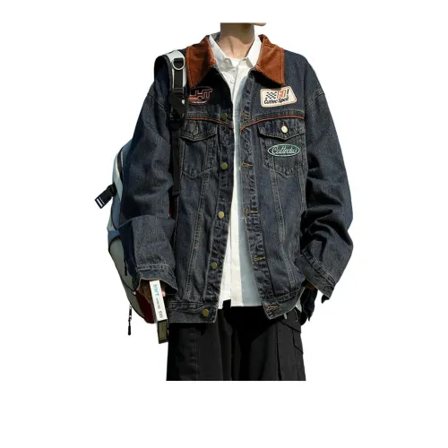 TESTUNG Denim Jacket Unisex Blue