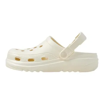 UTUNE Clogs Summer Platform Height Increasing Closed Toe Slip Resistant Home Slippers