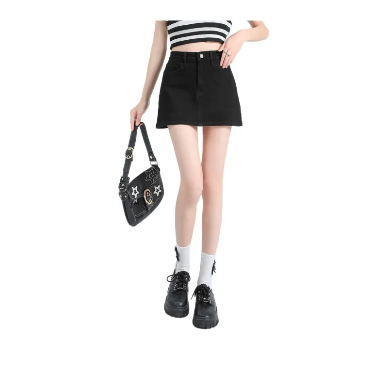 Spicy Gals Denim Short Skirts Women's-5