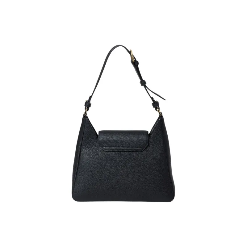 Strathberry Calfskin Hobo Bag Shoulder Bag Women's Black-2