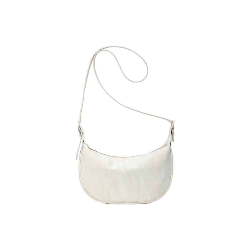 OKEKE Pu Shoulder Bag Crossbody Bag Regular Unisex White/Black/Pink/Gray-1