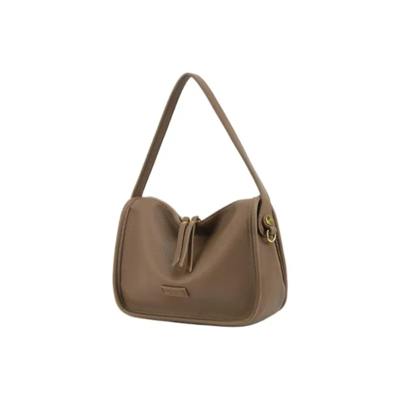 OKEKE Pu Handbag Shoulder Bag Crossbody Bag Regular Unisex Yellow/Black/Khaki/Gray-10