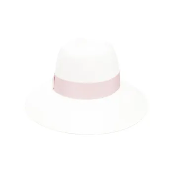 Borsalino Straw Woven Hats & Caps Women's Pink