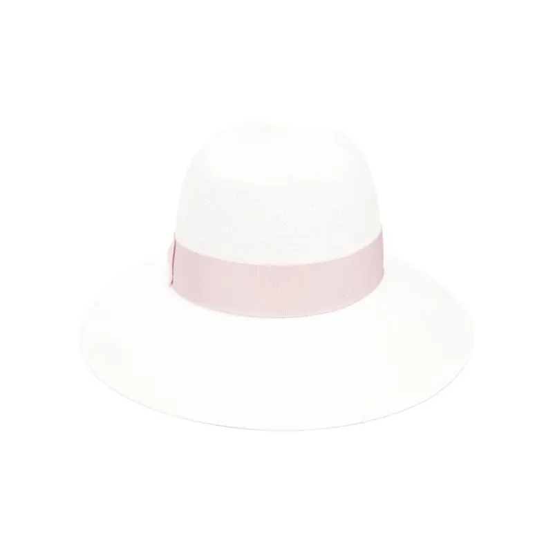 Borsalino Straw Woven Hats & Caps Women's Pink-0