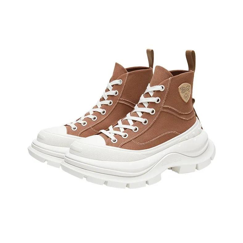 SMILEREPUBLIC QUEEN Anti Slip And Wear Resistant Height Increasing High Top Casual Shoes Unisex-16