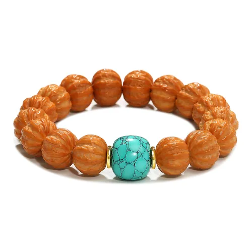 LIYUNMUXUE Monkey Head Walnut Bracelets Unisex