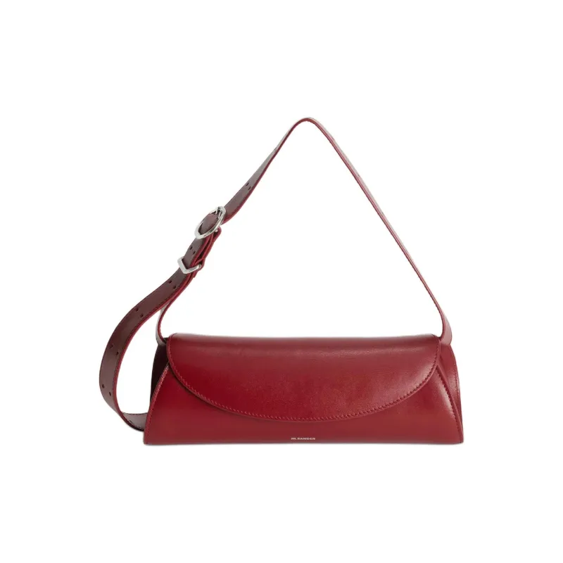 JIL SANDER Cannolo Logo Embossed Small Tote Bag-0