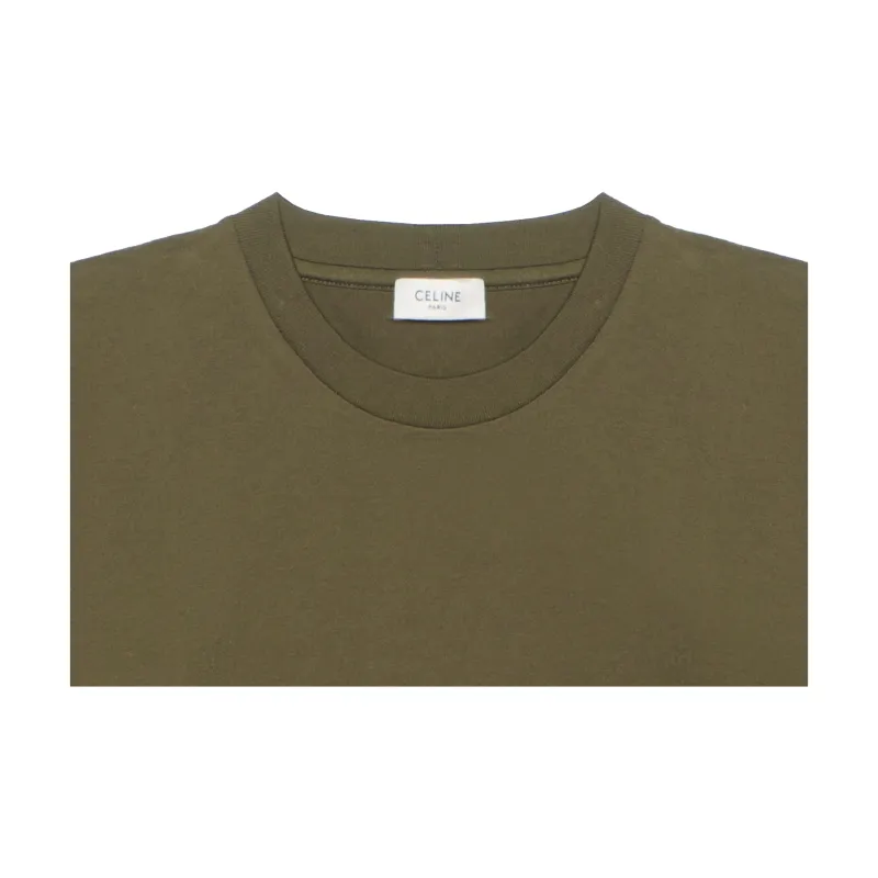 CELINE T-Shirt Men's Dark Green-5