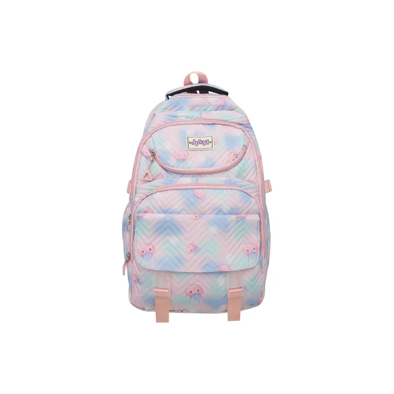 OURFUN Nylon Backpack Unisex Multicolor-12