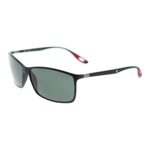 RayBan Plastic Square Sunglasses Women's Black
