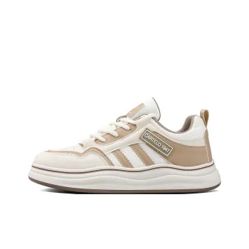 CARTELO Niche Platform Casual Shoes Slip-Resistant Height Increasing Skateboard Shoes Men's