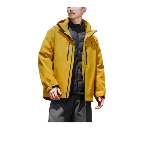361° Windproof Breathable And Warm Windbreaker Jacket Unisex Cadmium Yellow