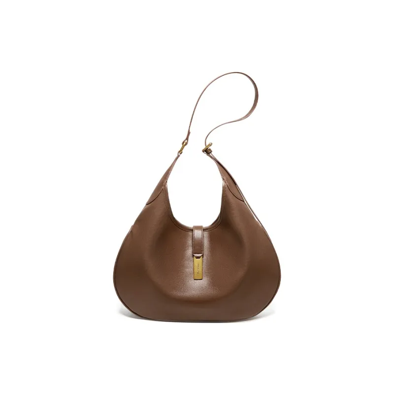 15 MINS Synthetic Leather Crossbody Shoulder Bags Regular Women's Vegetable Tanned Brown-0
