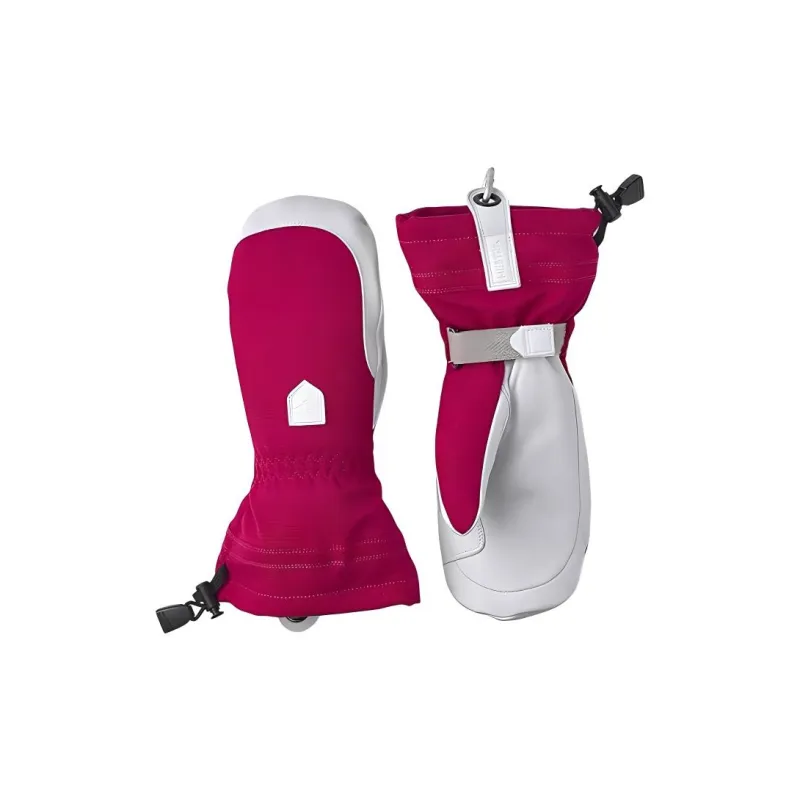 HESTRA Leather Sports Gloves Women's Pink-1
