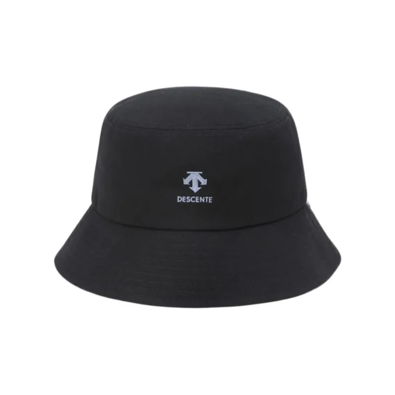 DESCENTE Cotton Bucket Hats Unisex Black-1