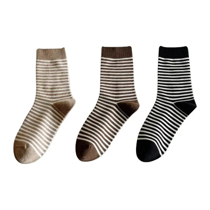 Caramella Mid Calf Socks Women's Shopping Bag Combo Set-9