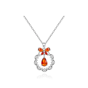 Vegetarian 925 Sterling Silver Necklaces Women's