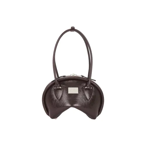 Acne Studios Bowlina Leather Shoulder Bag Mini Women's Brown