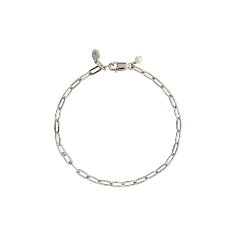 Maria Black Recycled Sterling Silver, Rhodium Plated Bracelets Unisex Silver-0