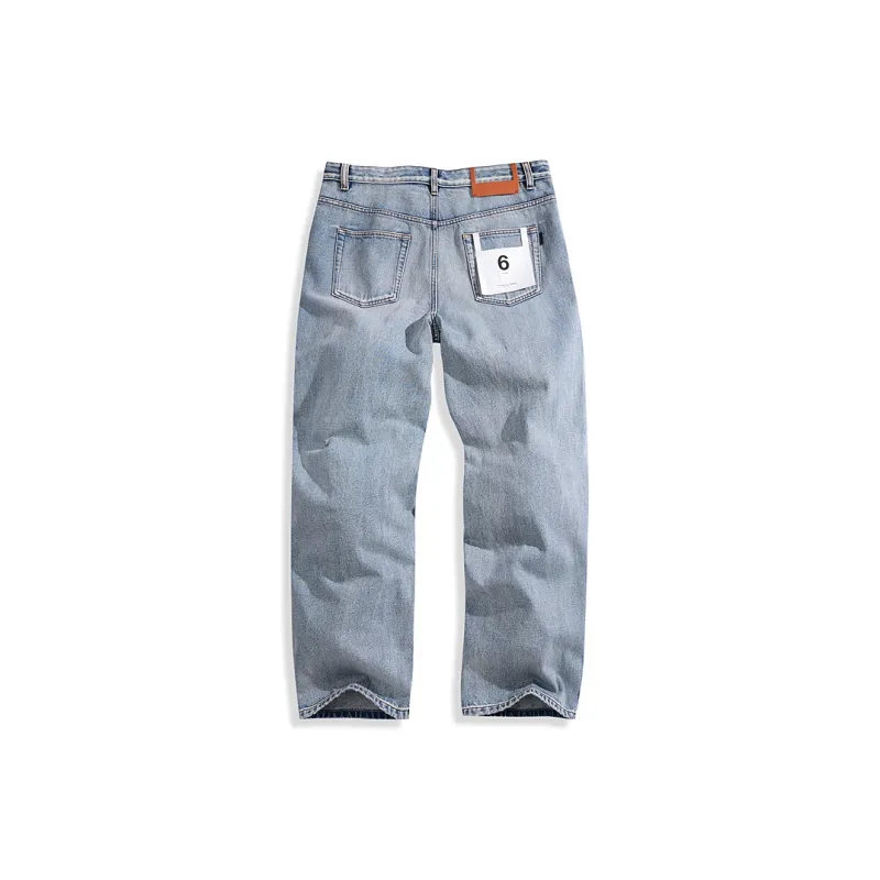 PEACEBIRD MEN Jeans Men Denim Light Blue, Batch 1-1