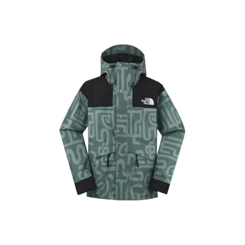 THE NORTH FACE 1986 Series Waterproof And Warm Windbreaker Jacket Unisex Green
