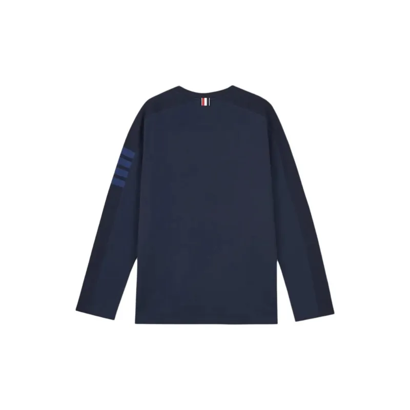 THOM BROWNE Four Bar Crewneck Sweatshirt-1