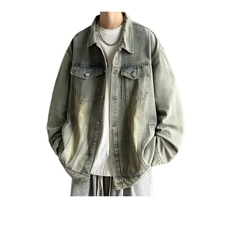 PAINT STAIN Denim Jacket Unisex-0