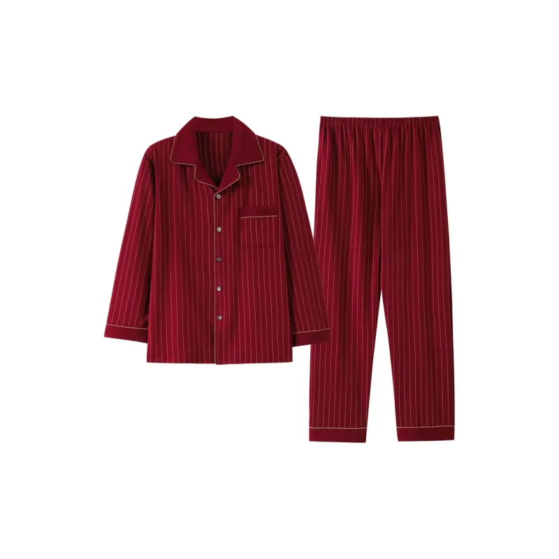 MADALLO Pajama Set Men's Scarlet-0