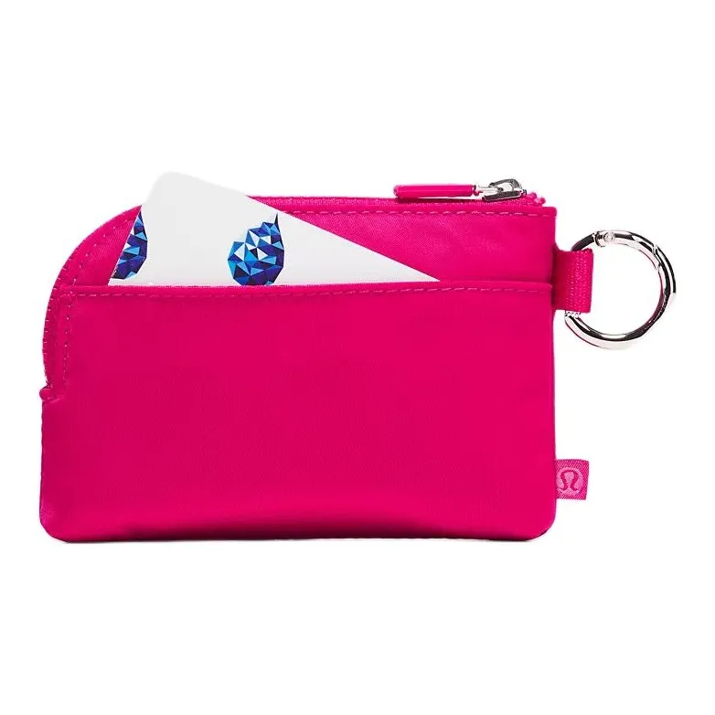 Lululemon Nylon Card Holder Women's Passionate Red & White-2