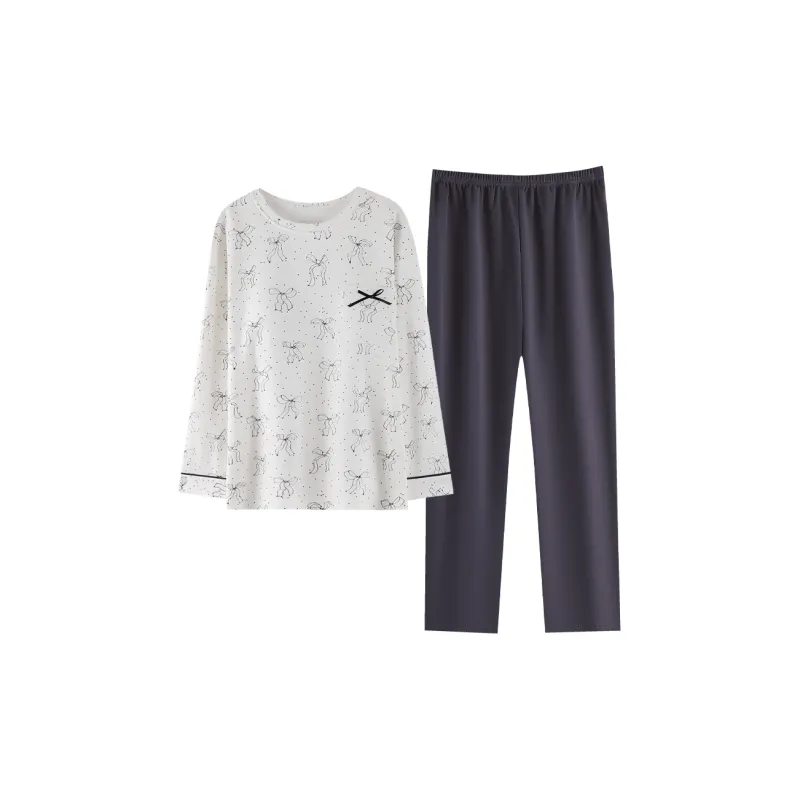 MADALLO Pajama Set Women's Dark Gray-0