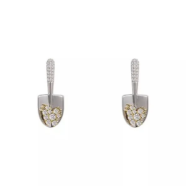 May10th S925 Silver Stud Stud Earrings Women's-0