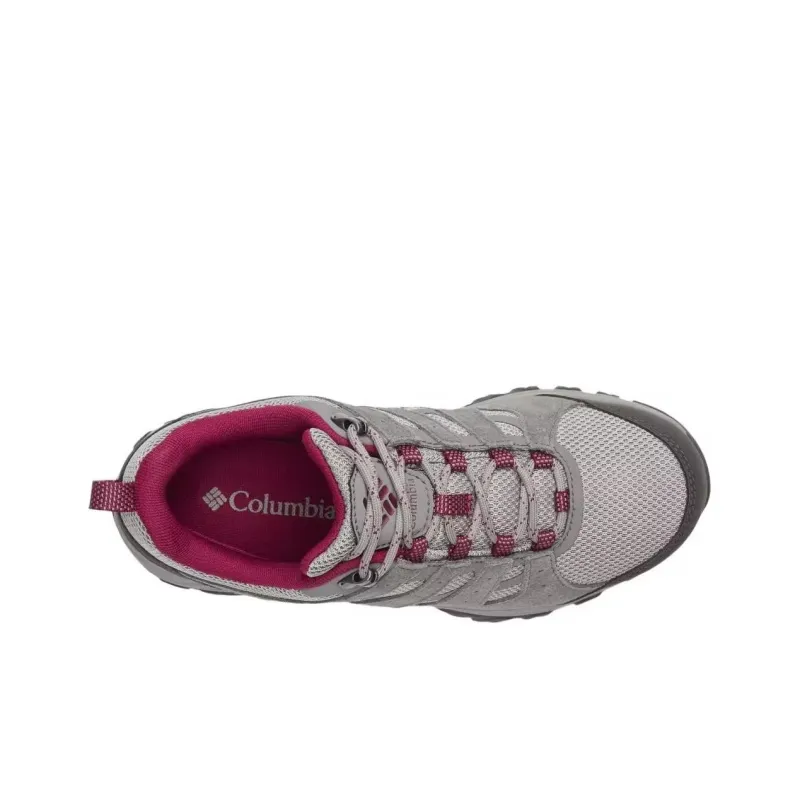 Columbia Redmond 3 Slip Resistant, Abrasion Resistant, Waterproof Low Top Hiking Shoes Women's Gray Purple-3