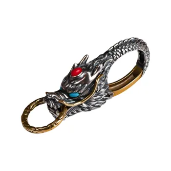 AQI 925 Sterling Silver Keychains Unisex