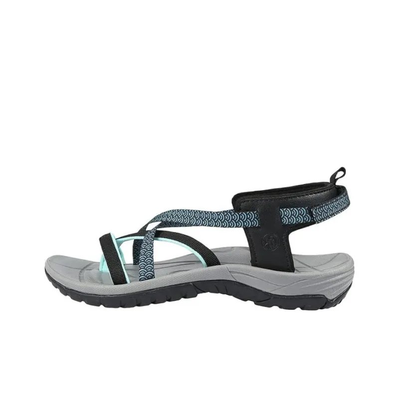 NORTHSIDE Beach Sandals Women's Black Green-0