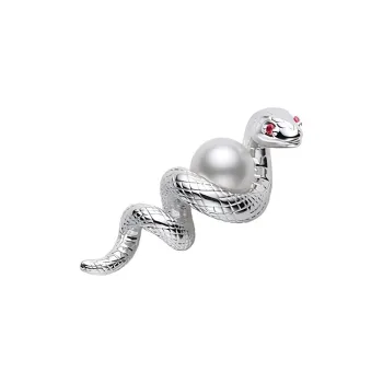 MIKIMOTO Silver Brooches Women's Silver